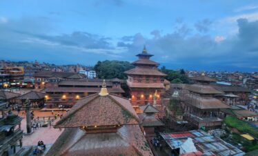 The iconic Taleju Temple in the Patan Darbar Square.