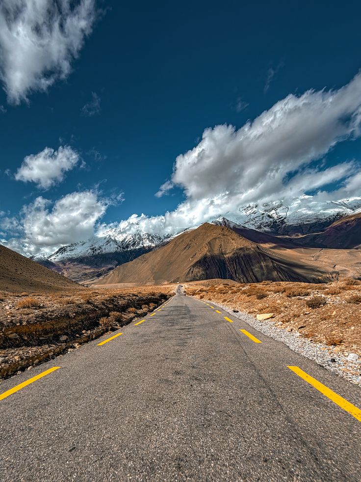 Muktinath VIP Darshan: A Relaxing Pilgrimage Experience 3 Beautiful paved road through Mustang region as part of a Muktinath tour Nepal journey
