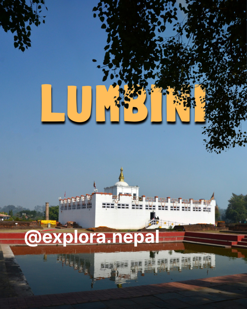 Lumbini, birth place of Lord Buddha and an UNESCO world heritage site.