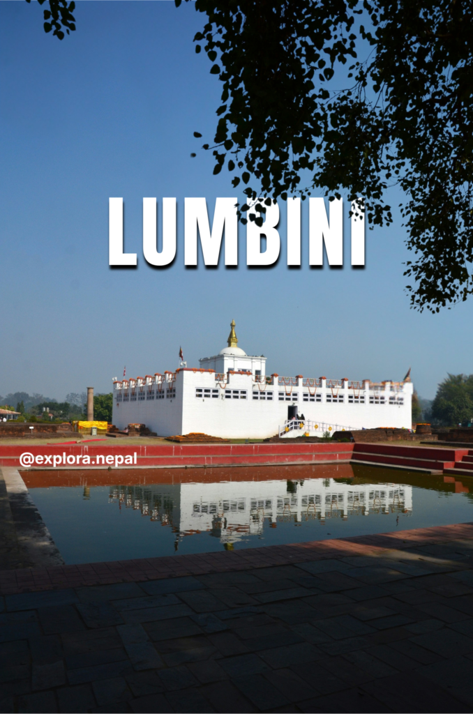 Birthplace of Buddha in Lumbini, Maya Devi Temple. One of Nepal's UNESCO world heritage sites