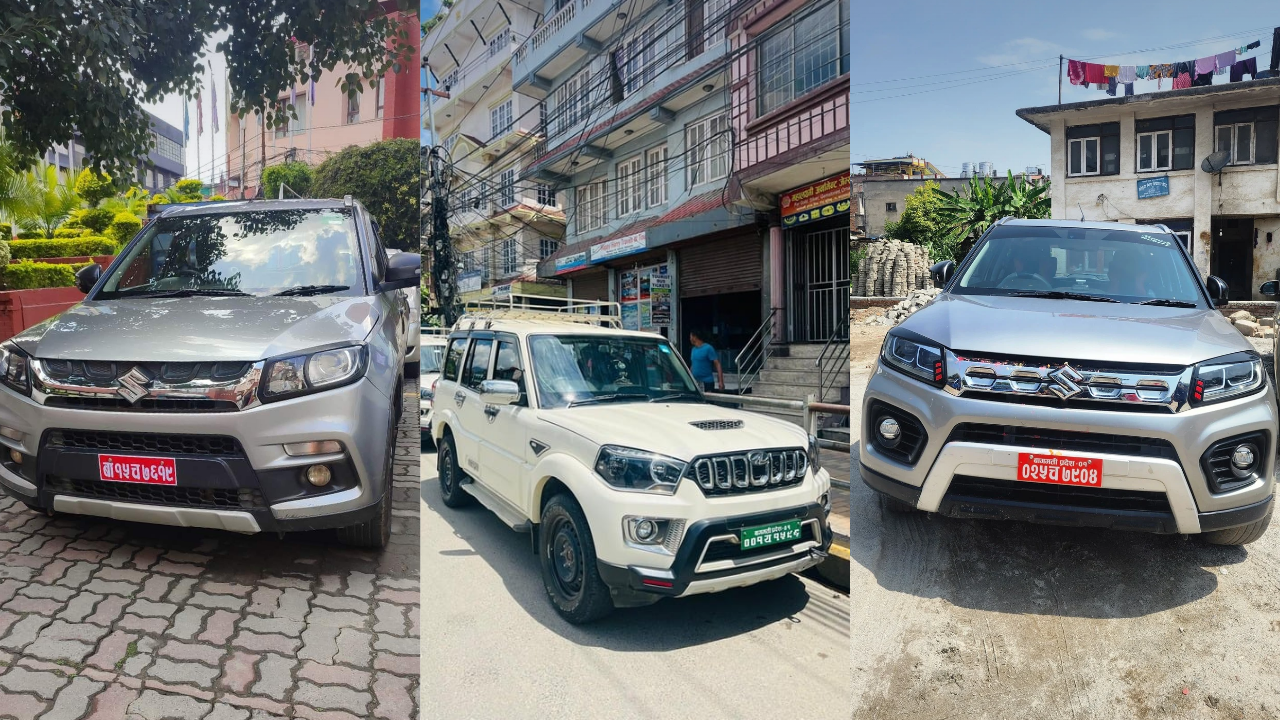 Vehicle fleets of Explora Nepal Holidays.