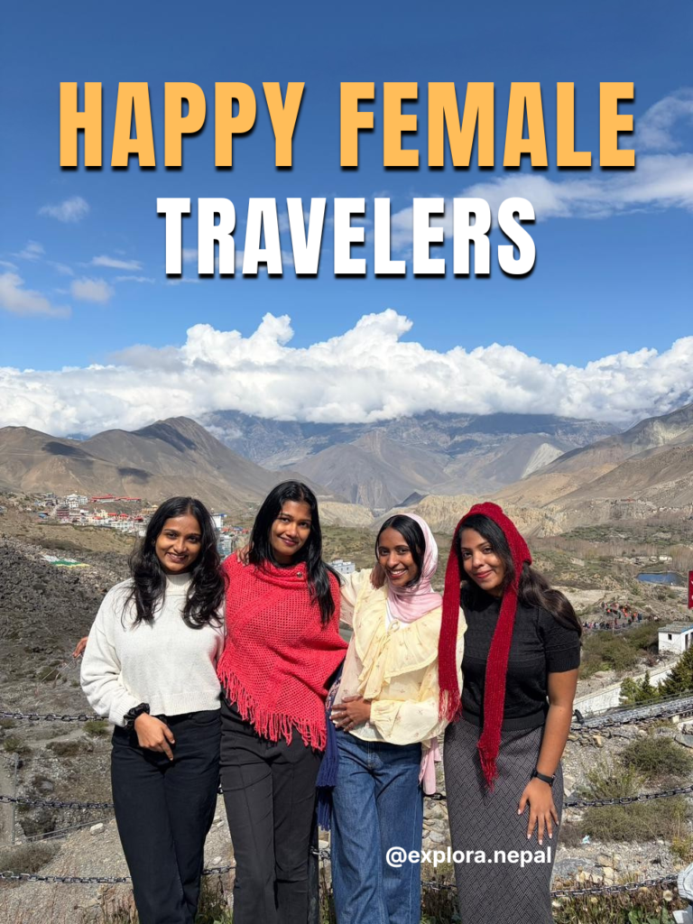 Is Nepal Safe for Female Travelers? 1 Friends enjoying their time in Mustang during Nepal trip.
