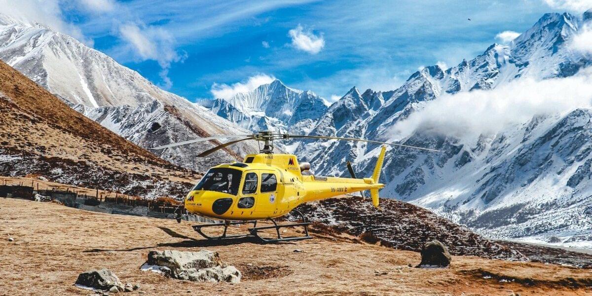 A Scenic Helicopter Ride to the Everest Region.